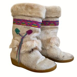 Tecnica Vintage Goat Fur Boots
